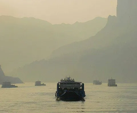 Yangtze river boats 1996