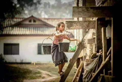 water from the well