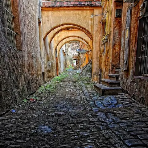 Brasov Romania street 1981