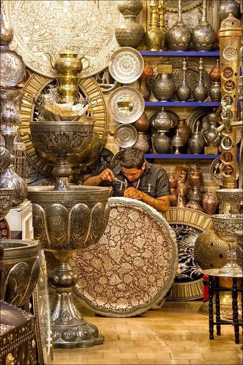 Metal works at the kasbar