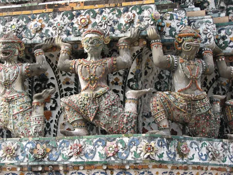 Guards at Wat Arun