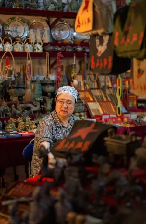 Xinjiang Chinese woman